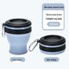 Silicone Foldable Cup with Hook: Versatile Water Cup with Lid