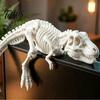 Computer Monitor Dinosaur Accessory 4 Pcs 3D Printed Topper, Fun Office Desk Decor, Toy for Cute Animal Car Dashboard Monitor, TV, Picture Frame Decor