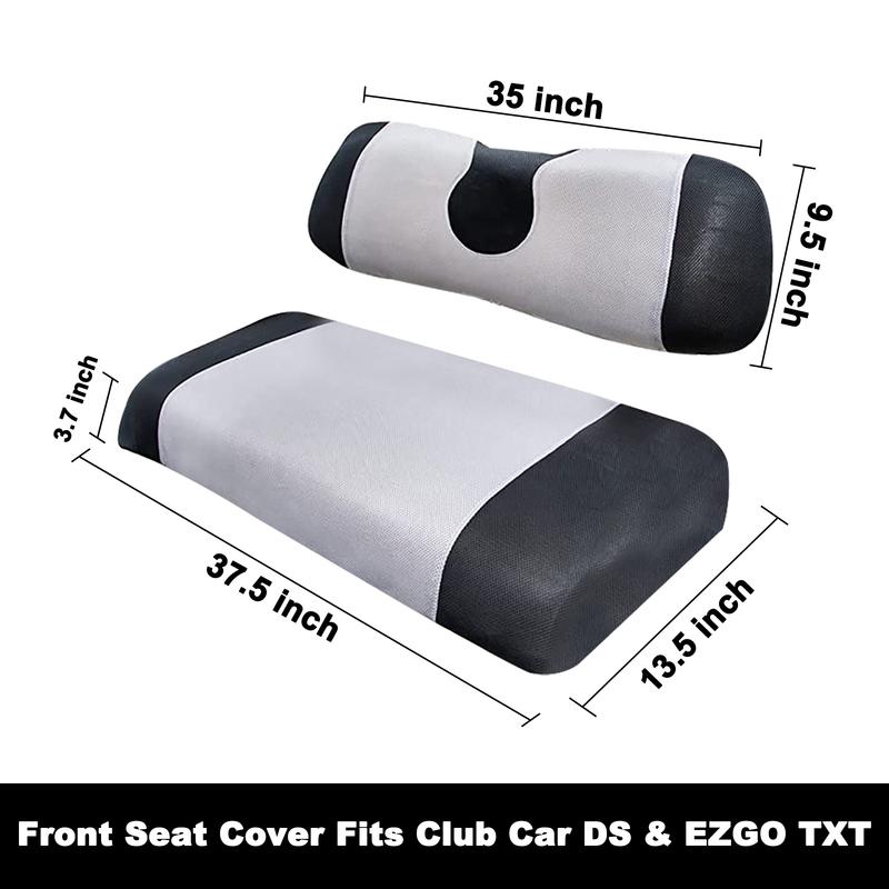 Coprisedile in Tessuto a Rete di Poliestere Lavabile a Caldo, Design alla Moda, per Golf Cart Club Car DS & EZGO TXT