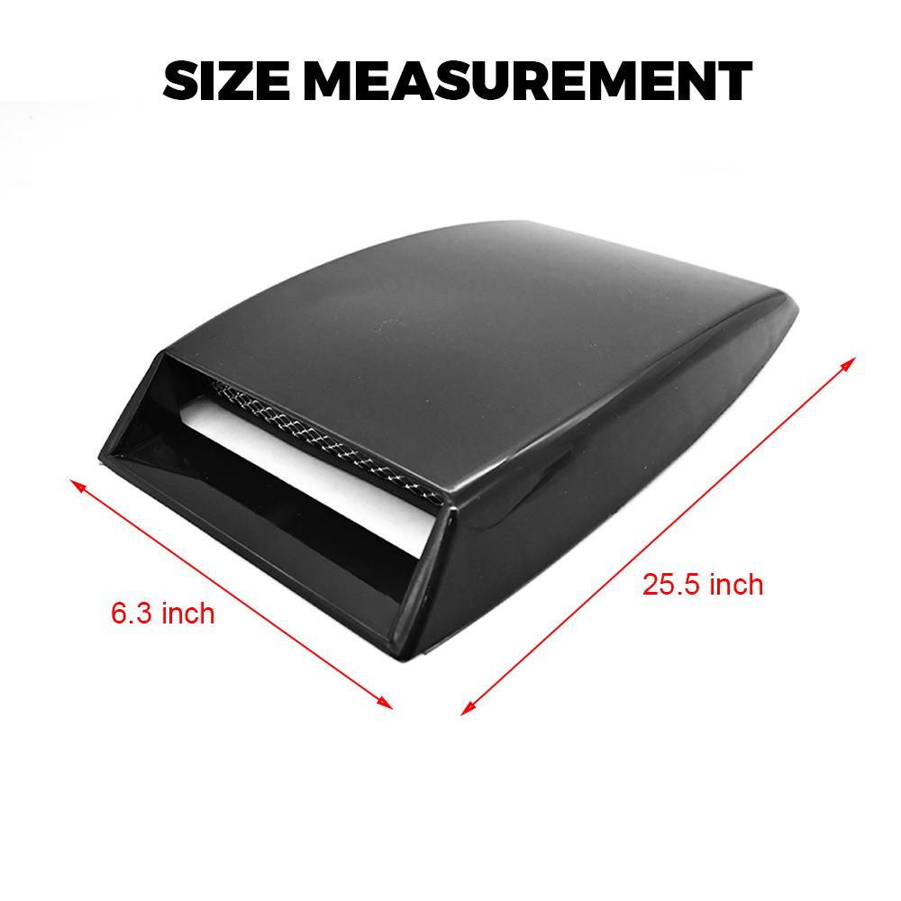 

1 шт. Декорация воздухозаборника на капот автомобиля, Накладка-воздухозаборник на капот, Наклейка на вентиляционное отверстие капота, Универсальные декоративные аксессуары для автомобиля