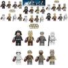 Kids Building Toy Storm Trooper Snow Soldier Commander Figure Plastic Material Height 4.5cm