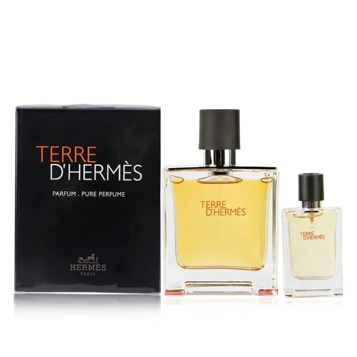 Hermes Terre D hermes Парфюмированная вода-спрей 75 мл Набор из 2 предметов