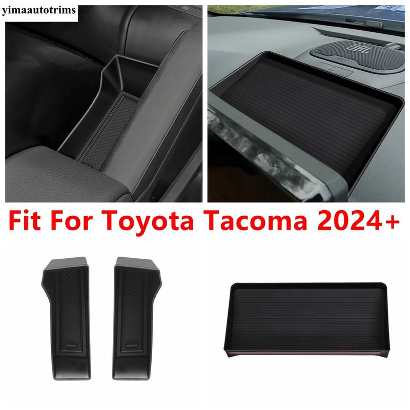 Car Door Storage Box / Dashboard trument Container Holder Tray Organizer Accessories Interior For Toyota Tacoma 2024 2025
