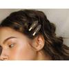 1pcs Bridesmaid Hair Clips Gold Girl's Seamless Hairpin Wedding Hair Accessories for Long Hair Ornaments Resin Bridesmaid Gift