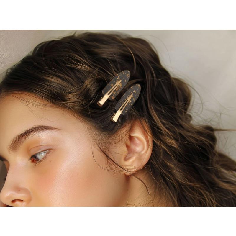 1pcs Bridesmaid Hair Clips Gold Girl's Seamless Hairpin Wedding Hair Accessories for Long Hair Ornaments Resin Bridesmaid Gift