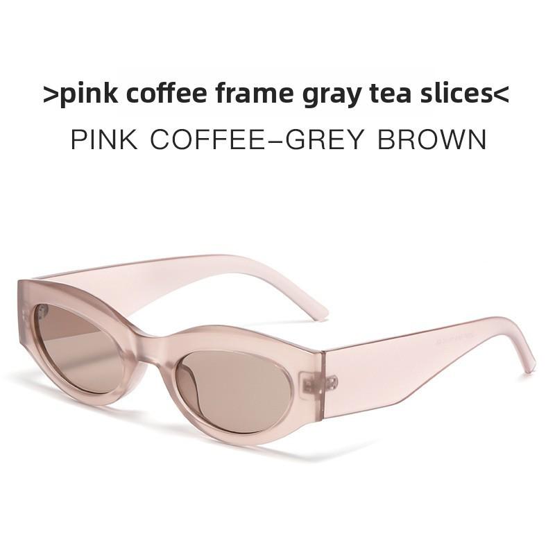 

Modern Cat Eye Sun Glasses With Pc Frame Uv Protection For Casual Outings Champagne