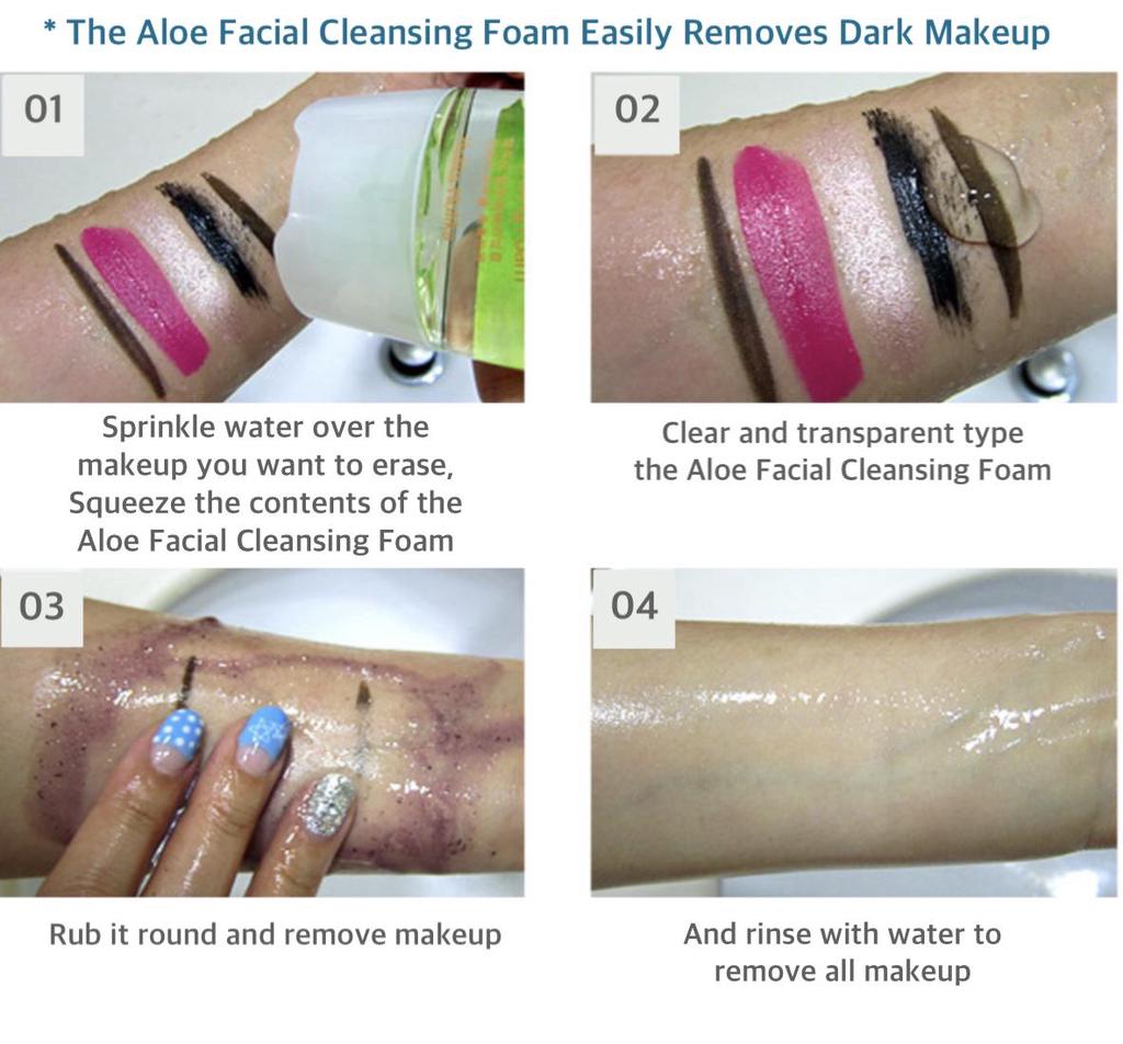 Holika Holika Aloe Facial Cleansing Foam 150ml +RANDOM GIFT