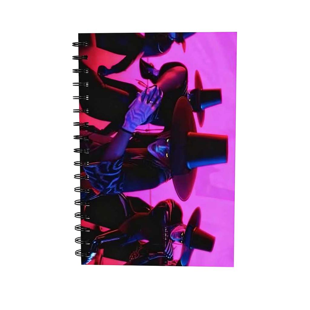 Notebook: Funny Card Ventilation + Spiral Binding Practical Model