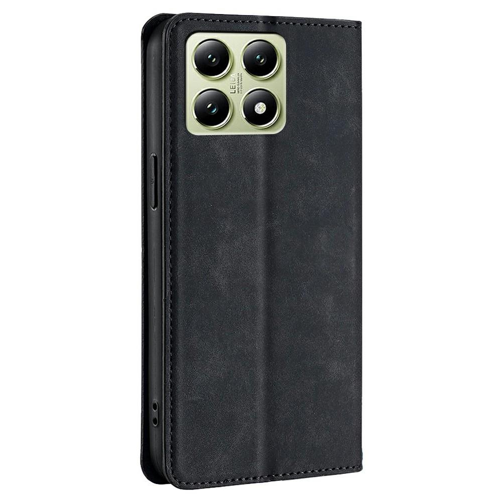 For Xiaomi 14T Case Card Holder PU Leather Magnetic Closing Phone Cover
