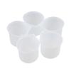 5PCS Translucent Epoxy Resin DIY Cups Mix Cup Graduated Cup Silicone Measuring Cup  Casting Resin