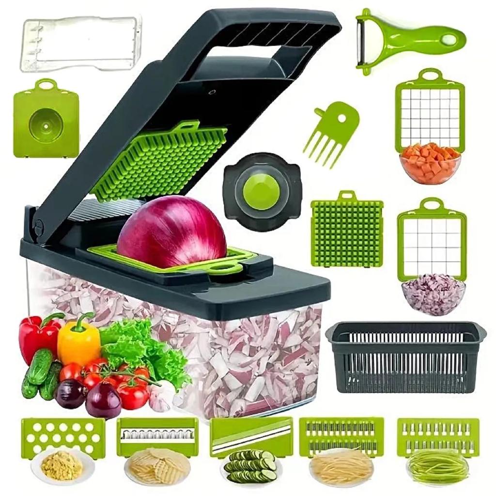 Vegetable Onion Chopper Professional Vegetable Slicer Food Chopper Kitchen Gadgets Vegetable Slicer Dicer Cutter Carrot Garlic