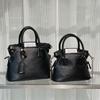 Women's Bag Niche Design Leather Shell Bag Cowhide Chain Black and White Classic Calendar Portable Shoulder Messenger Bag Versatile