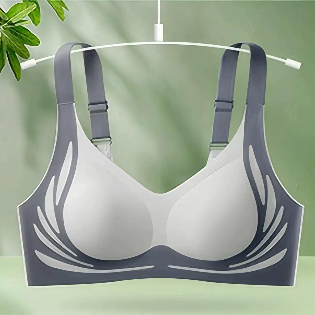 Lifting and Gathering Small Bust Bra, Seamless Underwear for Women, Anti-Sagging, Wireless, Push-Up Bra, Sports Vest