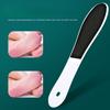 Dual-Grit Double-Sided Foot Files, Coarse & Fine Pedicure Foot Scraper, Callus Remover, Heel Scrubber, Exfoliating Foot Rasp with Plastic Handle
