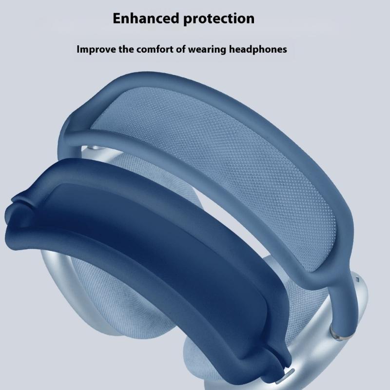 Upgrades Silicone Protective Cover Headband Ear Cushions & Outer Shell Sweat Resistant Strong Design For Headsets