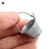 1:12 Scale Mini Cute Metal Buckets Decoration Miniature Toy Doll Food Kitchen Living Room Accessories For Dollhouse