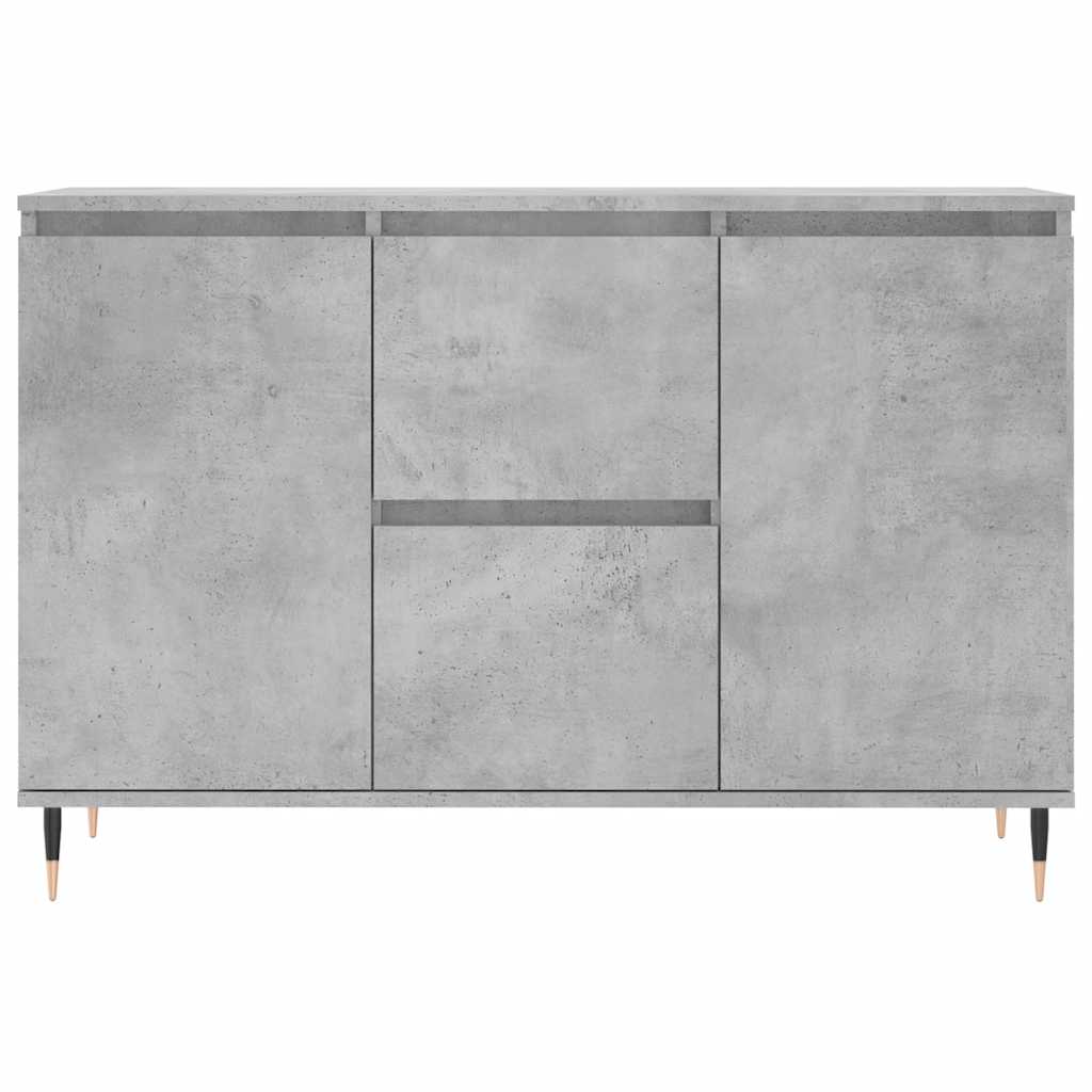 Sideboard Concrete Grey 101.5 x 35 x 70 cm Engineered Wood