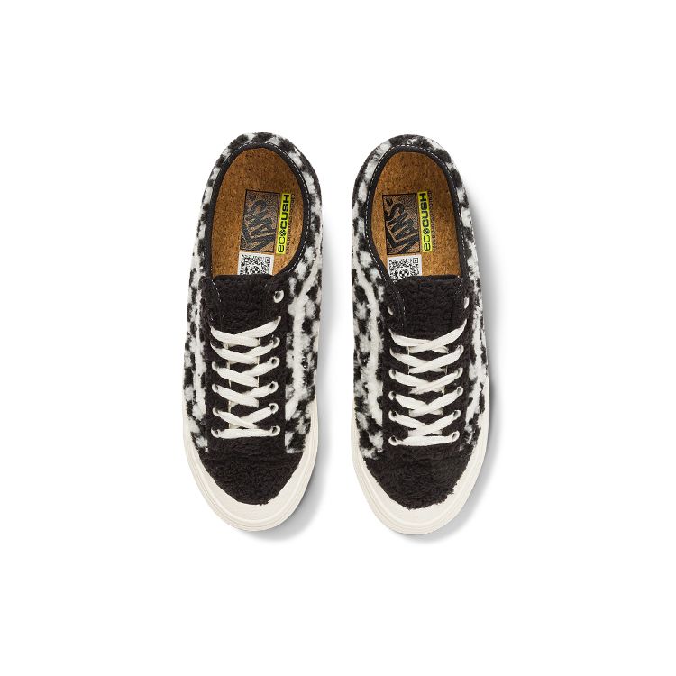 Vans Style 136 Decon SF VR3 Sherpa Checkerboard Unisex Sneakers Black White VN0A4BX9BZW