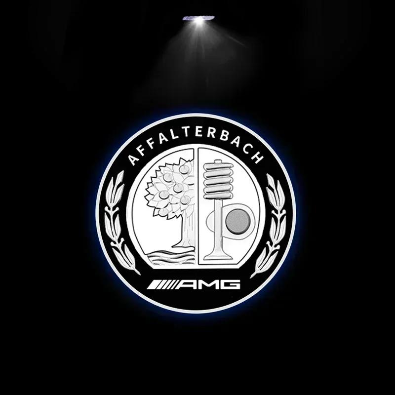 2 Adet Araba Kapı Karşılama Lambası Led HD Projektör Lambası Nezaket Lambaları Mercedes Benz A C E Sınıfı GLE GLB GLC W205 W212 W213 X253 İçin