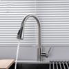 1pc Stainless Steel Kitchen Faucet, Kitchen Sink Hot And Cold Faucet Can Rotate 360° Splash-proof Water Faucet Stainless Steel