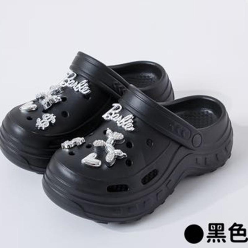 New thick-soled slippers women wear non-slip and wear-resistant cute cartoon eva slippers hole shoes wholesale