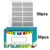 50 Sheets (Cards + Scratch-Off Stickers) DIY Your Own Scratch-Off Tickets Blank Scratch-Off Cards