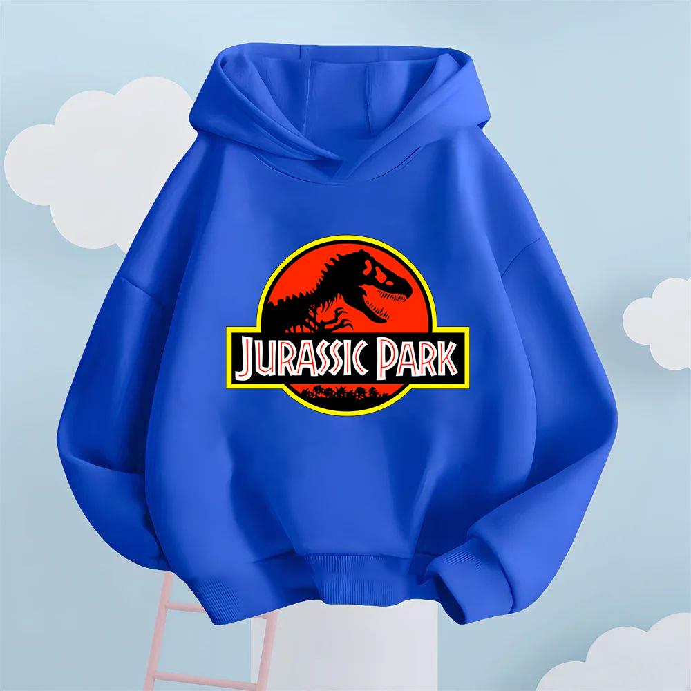 Prehistoric Cool Style! Jurassic Park Dinosaur Kids' Hoodie, Taking Children to the Thrilling Dinosaur World