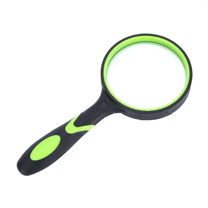 75Mm Handheld Magnifying Glass 10X For Kids Seniors Non-Slip Reading Magnifier Lens For Classroom Science Nature Exploration