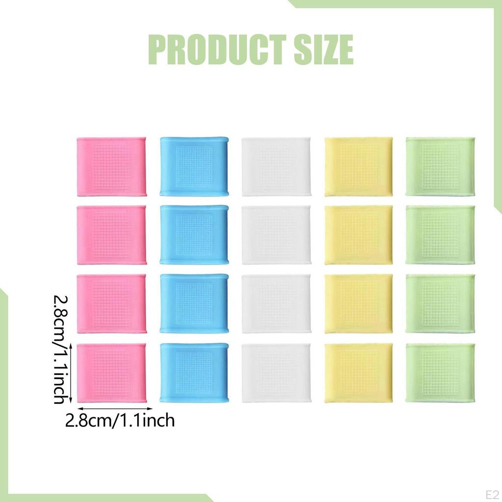 20 Elastic Thumb Protectors, Non-Slip, for Fingers