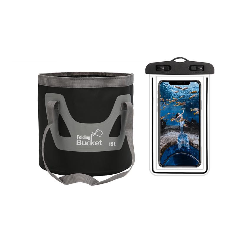 Portable Folding Waterproof Travel Fishing Bucket Bag