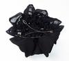 Bijin Kam Chignon Net with Chiffon Black Barrette, Rose,