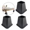 Elevadores de Muebles Multiusos de 6 Pulgadas de Alto Portátiles Resistentes Materiales Plásticos Extensores de Patas de Cama Juego de 4 Uso Diario