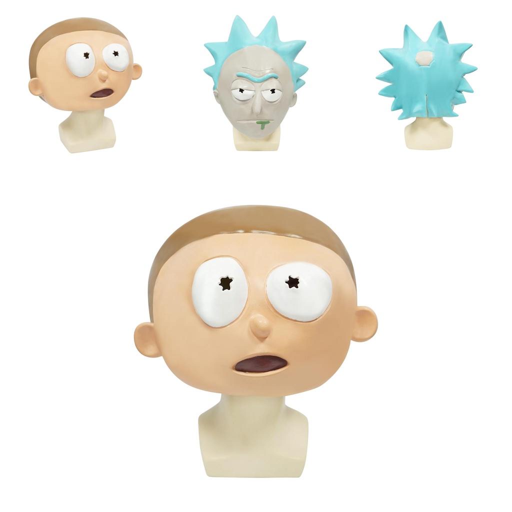 Rick And Morty Professor Latexmaske Halloween Anime Cosplay Kopfbedeckung DIY Spaß Geeignet für verschiedene Festivals