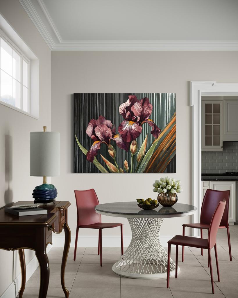 Canvas print, Flowers Abstraction