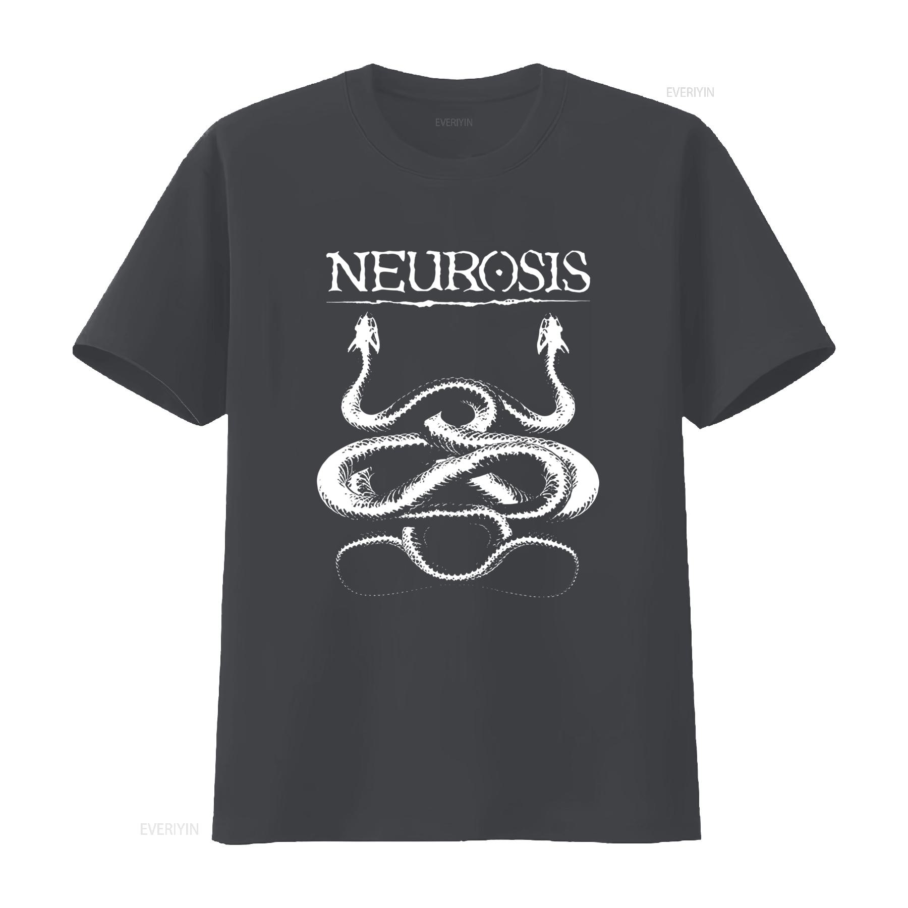 

NEW Neurosis Band Classic Fan Black Snake All Size T Shirt AM498 vintage Washed graphic designer clothes Stylish Stretched M