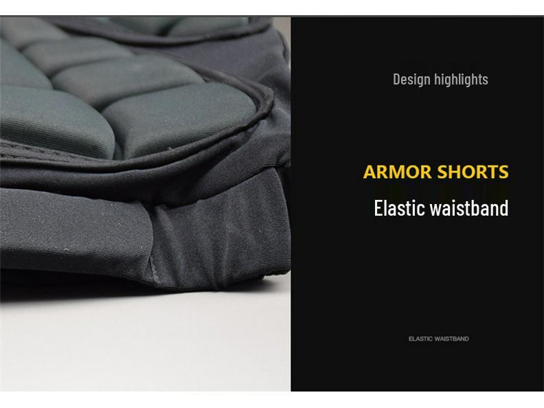 Off-Road Motorcycle Armor Pants: Protective Shorts for Riding, Racing, and Skiing Hip Protection.