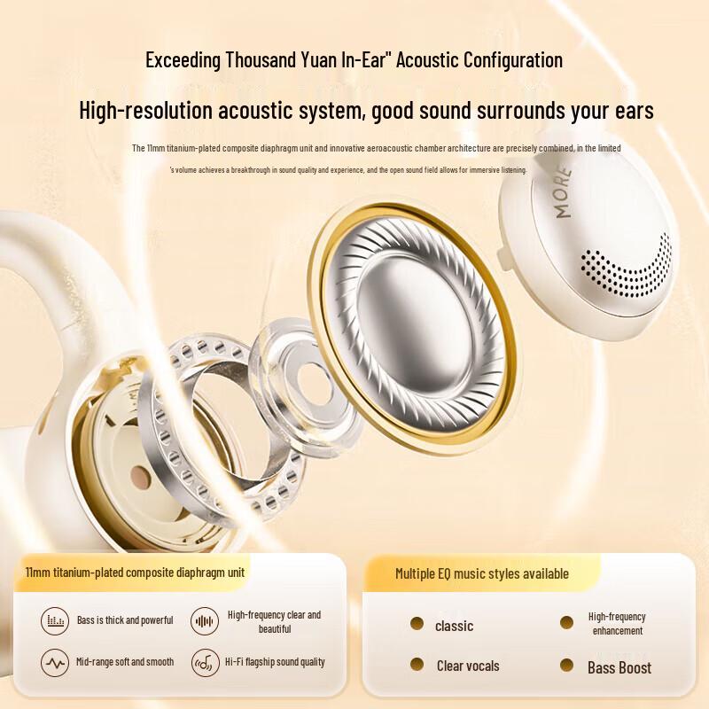 Edifier Paipai Open-Ear True Wireless Headphones with OLED Display