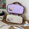 Japanese Cute Handheld Pencil Case with High Beauty and Ins Style, Large Capacity Student Pencil Box, Stationery Storage