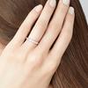 Van Cleef & Arpels Tendrement Collection Brand Logo 18K Gold Diamond Ring Unisex ring Rose-Gold ARO9Y600