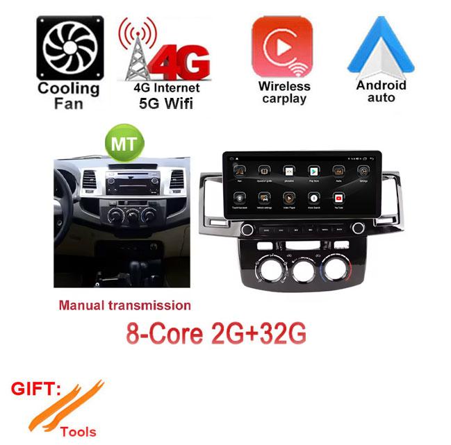 

Android 14 Auto для Toyota Hilux 2005-2014 MT DSP автомобильный радиоприемник мультимедиа видеоплеер GPS навигация BT 5G Wifi