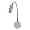 AC85 265V 1W 3W Cool Warm White Led Bed Lamp Reading Working Light With Flexible Gooseneck