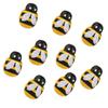 100PCS Small Wooden Insect Stickers Mini Decorative Sticker for Embellishment Card Making