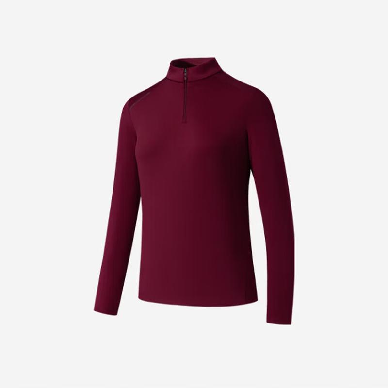 ANTA Women s Champion All-Weather Brushed Half-Zip Long Sleeve T-shirt M