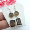 925 Silver Earring, Smoky Quartz Earring, Dangle Earring, Handmade Jewelry, Birthday Gift, Anniversary Gift, Bridesmaid Gift