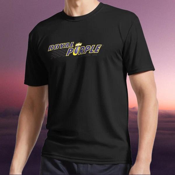 New Shirt royal purple synthetic oil - Active Logo T-Shirt Funny Size S to 5XL S