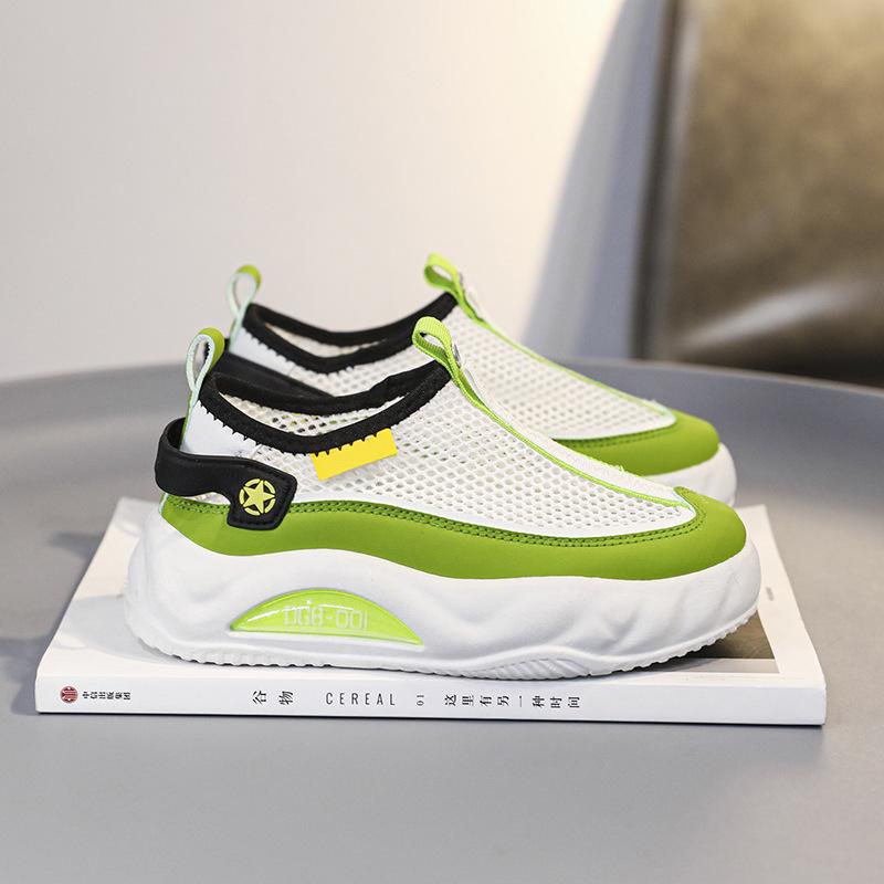 Hollow-out classmates Boys' summer single-mesh breathable sports shoes Versatile non-slip casual shoes Girls' breathable mesh shoes