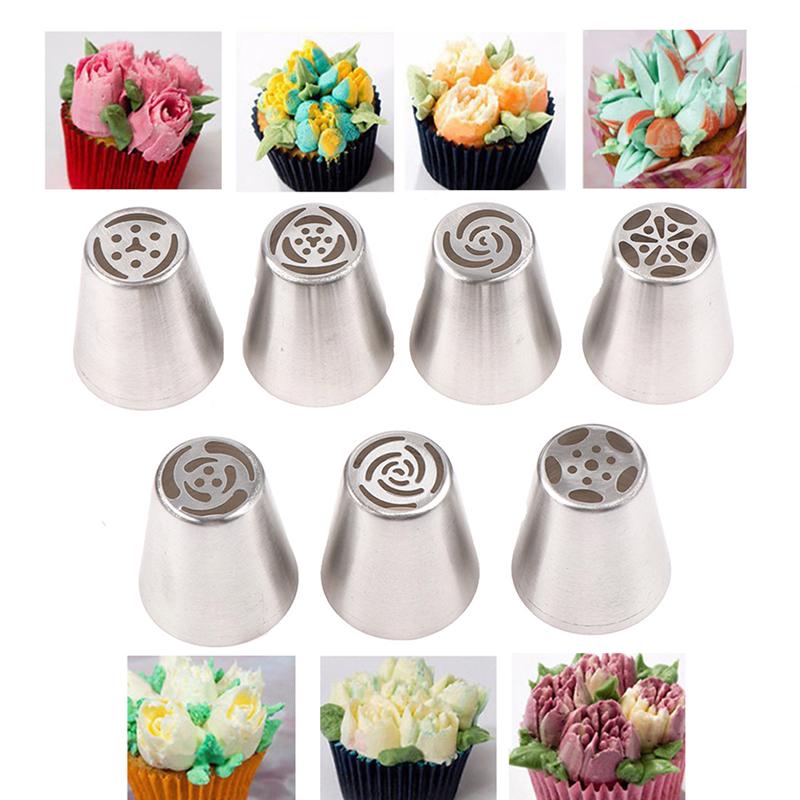  Icing Piping Nozzles Tips Cake Decorating Sugarcraft Pastry Baking Tool