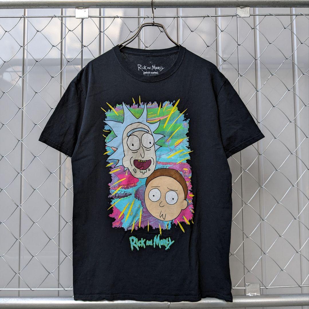 

[USED] US vintage American comics T-shirts, anime, big print, retro, faded black