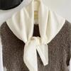 Wool Knitted Scarf For Woman Multi-functional Warm Triangular Muffler Women Headscarf Winter Warm Knitting Neckerchief Hair Wrap