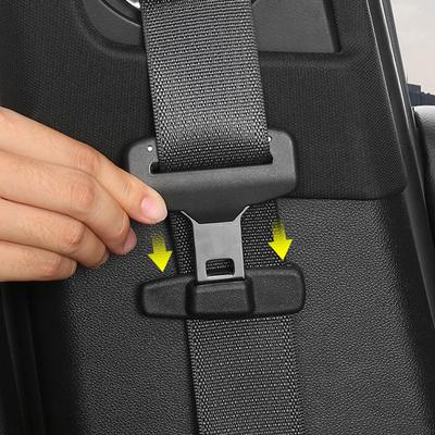 2PCS Universal Strong Car Safety Belt Protection Clip Plastic Seat Belt Clamp Buckle Adjustment Lock Fastener
